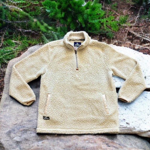 Simply Southern Sweaters - Simply Southern  Sherpa Pullover 1/4 Zip Women's Sz Large | Women's Sweaters